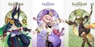 The three playable characters from Version 3.0 (Image via HoYoverse)